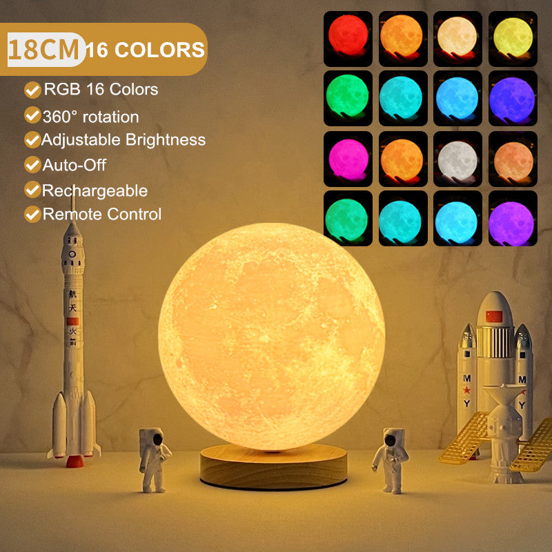Creative 3D Magnetic Moon Lamp